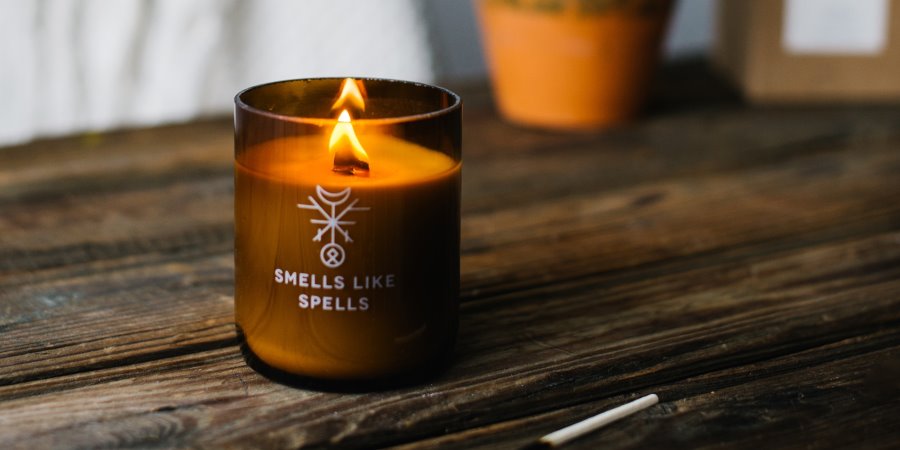 Magic hand crafted scented candle